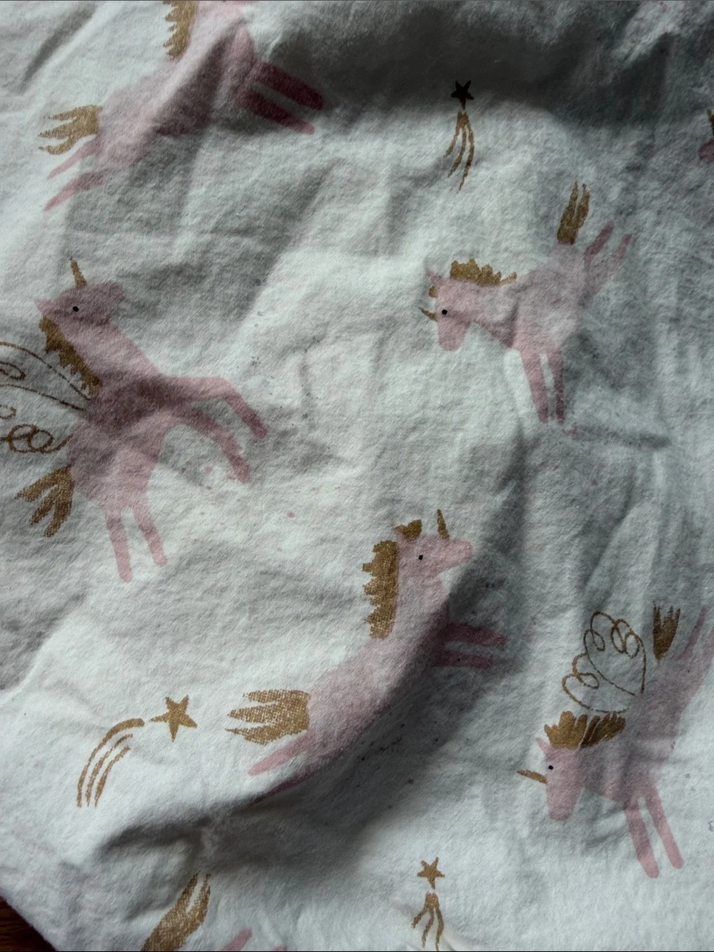 Pottery Barn Kids Magical Unicorn 100% organic cotton crib sheet 27.5